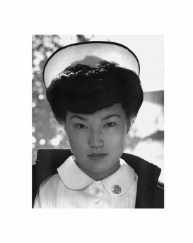 Ansel Adams, Aiko Hamaguchi, Nurse, 1943. Gelatin silver print (printed 1984). Private collection; courtesy of Photographic Traveling Exhibitions.